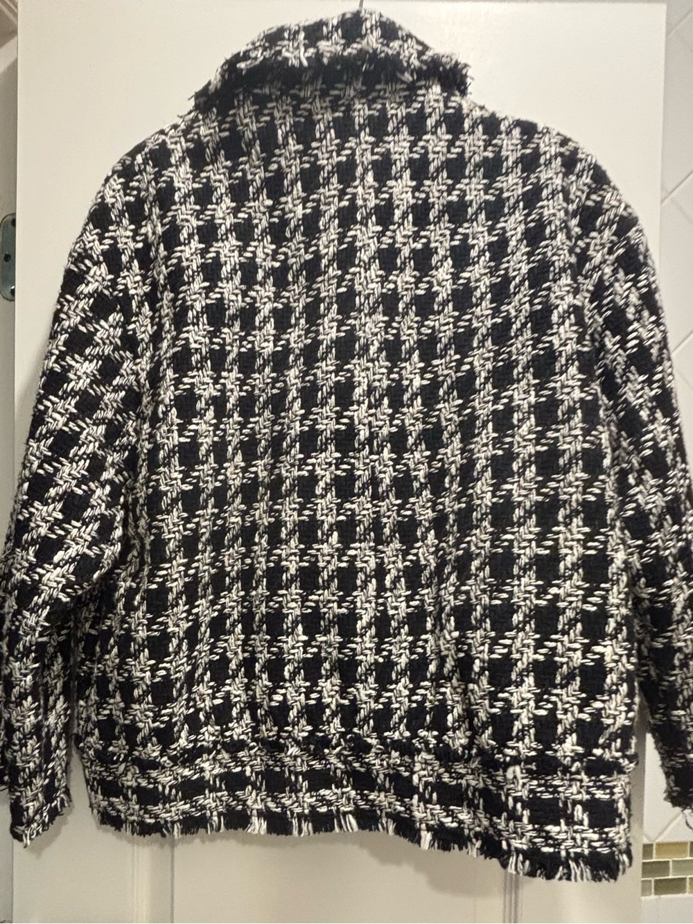 H&M Houndstooth Jacket MEDIUM - Picture 4 of 4